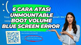 6 Cara Mengatasi Unmountable Boot Volume Blue Screen Error