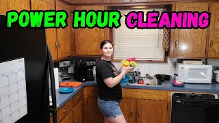 POWER HOUR HOUSE CLEANING | POWER HOUR SPEED CLEANING | POWER HOUR CLEANING 2024