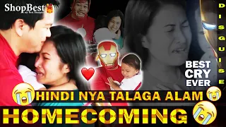 OFW Husband Surprises Wife and Son Dressed As The Flash Iron Man.The Best Home Coming Surprise Ever!