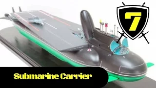 Russian Nuclear Aircraft Carrier Submarine Model Unveiled