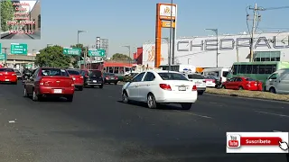 aqui Inicia Viaducto Piedad en la CDMX , y continua la Av Ignacio Zaragoza,Cuello De Botella Trafico