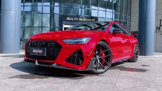 Audi RS7 Carbon fiber aerodynamic package car appearance refinement by Wise Motorsports, BKTXE