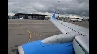 Взлет из Пулково Boeing 737-800 Победа
