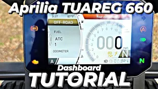 Aprilia Tuareg 660 Dashboard