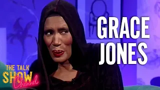 Grace Jones Does Oyster Shots With Alan Carr | The Talk Show Channel