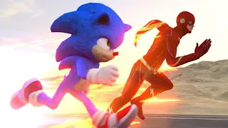 Sonic vs Flash Full Movie Animation Part 1 2 3 to 5 Sonic The Hedgehog