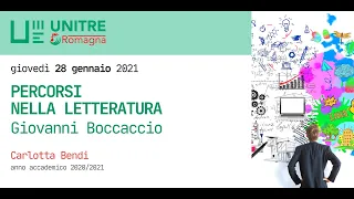 Giovanni Boccaccio (corso Percorsi nella Letteratura 20/21)