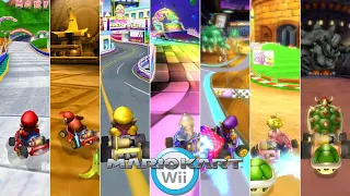 Mario Kart Wii Deluxe 7.0 // All 10 Mario Kart Arcade GP Series Courses [150cc]