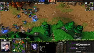 Sini (NE) vs Lyn (Orc) - WarCraft 3 - WC2823