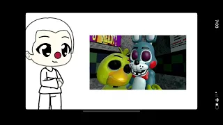 Me reacting to Freddy fazbear and friends: Chica runs away