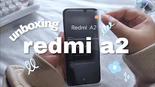 unboxing redmi a2 light blue 3/64 in 2023 🌊🫐 | xiaomi redmi a2 aesthetic