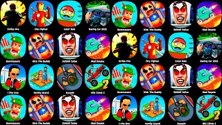 Bowmaster,Skibidi Toilet,Color Ball,Kick The Buddy,Hill Climb 2,Family Island,Mad Royale,Strike Fire