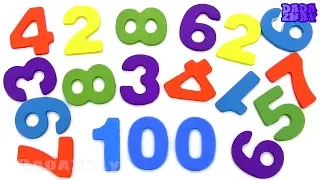 Цифры до 100 для детей | Учимся считать от 0 до 100 | Счет до 100|Цифры до 100|Учим цифры
