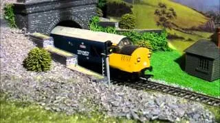 Edwin Jones Model of Blaenau FFestiniog Tunnel With Bachmann Diesel Class 37 DCC Sound