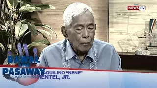 Bawal ang Pasaway: Dating Senate President Nene Pimentel, makakapanayam tungkol sa pederalismo