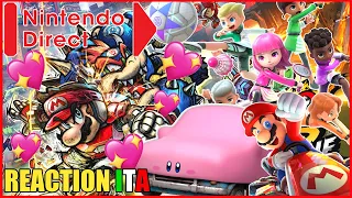 MARIO STRIKERS, DLC MARIO KART 8 DX E WII SPORTS SWITCH?! - Reazione al Nintendo Direct 09/02/2022