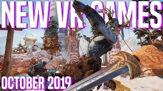 TOP 10 New VR Games to Play in October 2019