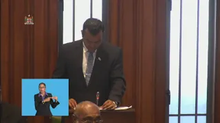 Fijian Assistant Minister for Employment delivers ministerial statement