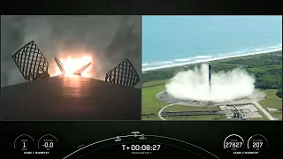 SpaceX   Falcon 9’s first stage has landed on Landing Zone 1