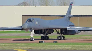 B1B 86-095 departs RAF Fairford 30-03-24 (Headphones Recommended)