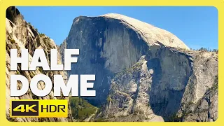 Yosemite National Park Half Dome in June - NO CROWDS OR TRAFFIC! - 4K HDR - Vacation Travel Tourism