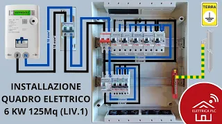 *17* INSTALLAZIONE QUADRO ELETTRICO 6KW 125Mq (LIV.1)