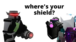 Shield enemies in a nutshell (TDS meme)