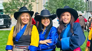 Full view of Calgary Stampede Parade on Jul 6, 2023