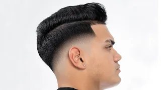 SUPER CLEAN DROP FADE COMBOVER HAIRCUT TUTORIAL!