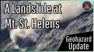 A Large Landslide Occurred at Mount Saint Helens; Major Road Closed