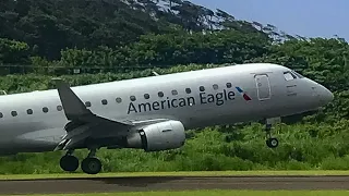 (4K) Dominica Planespotting | E120/AT46/DHC6/H25B/E175LR - Friday Afternoon