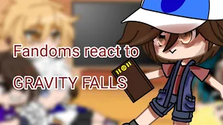 Fandoms react to Gravity falls// Dipper // (pt.2)