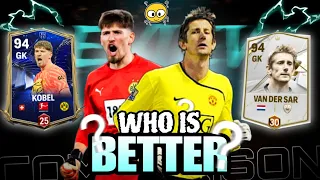 94 VAN DER SAR vs KOBEL power test 👀 | REVIEW🔥 | Fc mobile