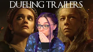 House of the Dragon SEASON 2 dueling trailer reaction | THIS SEASON LOOKS INTENSE!!