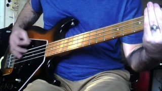 Green Day - Hitchin' A Ride - Bass Cover Gibson G3