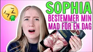 SVINEKÆBE!? | Sophia Brown bestemmer min mad for en dag