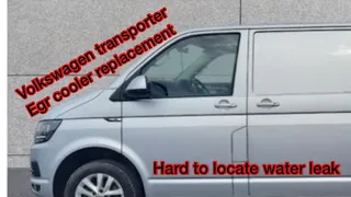 Volkswagen Transporter, leaking water & egr cooler replacement