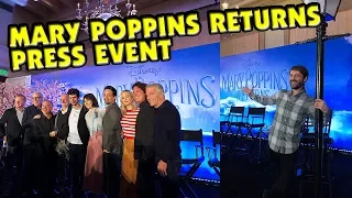 Mary Poppins Returns Press Event with Emily Blunt, Lin-Manuel Miranda & More!