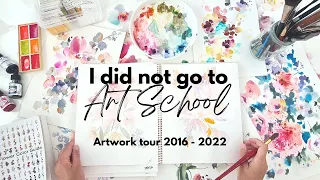 9 Lessons I wish someone told me about being self-taught 🔹 Artwork tour from 2016 to 2022 🔹