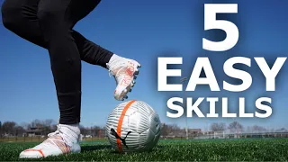 5 Easy Flick Up Skills Tutorial | Learn Simple Step By Step Football Skills