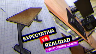 Expectativa VS Realidad, Escritorio Estilo industrial “Gamer”, By TuboCenter. - PROYECTO MUEBLE