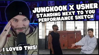 Metal Vocalist First Time Reaction - 정국 (Jung Kook), USHER ‘Standing Next to You Performance Sketch