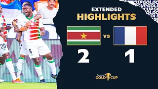 Extended Highlights: Suriname 2-1 Guadeloupe - Gold Cup 2021