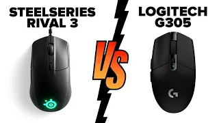 SteelSeries Rival 3 vs Logitech G305 LIGHTSPEED - Which Mouse is Better ?