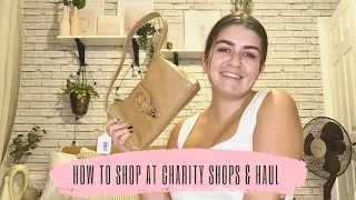 HOW TO SHOP AT CHARITY/THRIFT SHOPS | Plus Small Charity Shop Haul