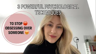 How to stop thinking & obsessing over someone 😍 | 3 POWERFUL TECHNIQUES