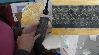 Quilt Binding with a Decorative Stitch All on the Machine