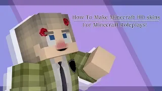 How to make a HD skin | Minecraft Roleplay Tutorial
