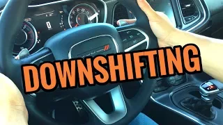 PADDLE SHIFTERS: DOWNSHIFTING Explained!