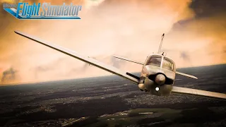 Microsoft Flight Simulator 2020: DC arrival montage - JustFlight PA-28R Piper Arrow III